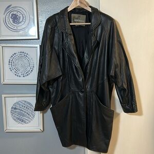 LNR La Nouvelle Renaissance Women’s Black Buttery Leather Jacket Size M